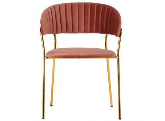 Стул Turin пудровый с золотыми ножками в Каменске-Уральском