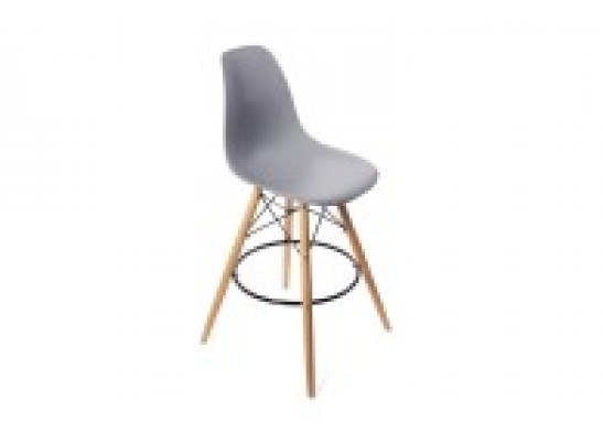 Стул барный Eames серый в Каменске-Уральском