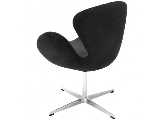 Кресло SWAN CHAIR графит, искусственная замша в Каменске-Уральском