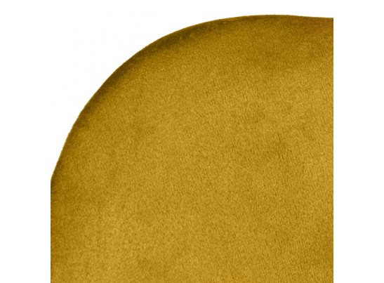 Стул Seven Style горчичный велюр с чёрными ножками в Каменске-Уральском