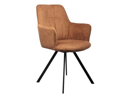 Стул Grant терракотовый шенил на поворотном механизме в Каменске-Уральском