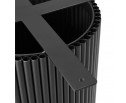 Стол Aura D110, керамогранит Wacom, чёрный в Каменске-Уральском