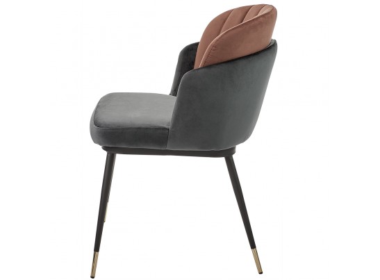 Стул Peki тёмно-серый, терракотовый в Каменске-Уральском