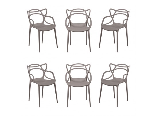 Комплект из 6-ти стульев Masters латте в Каменске-Уральском