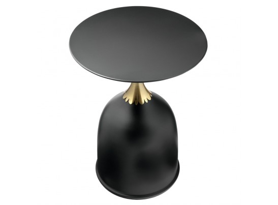 Кофейный столик Stupa диам.40см x 54см, чёрный, металл в Каменске-Уральском