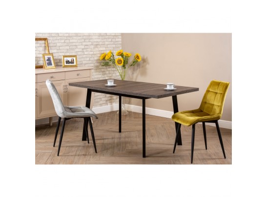 Стол Next раскладной 120-160x100x76,5см, Венге винтаж, чёрный в Каменске-Уральском