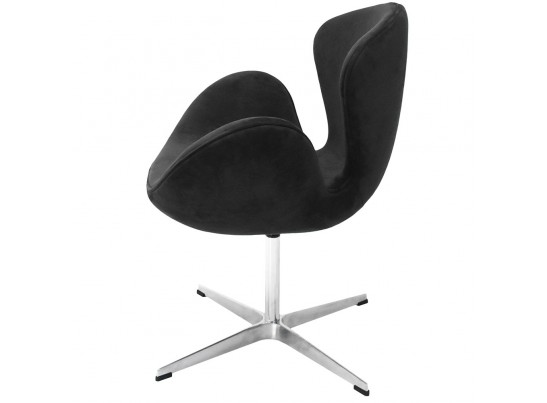 Кресло SWAN CHAIR графит, искусственная замша в Каменске-Уральском
