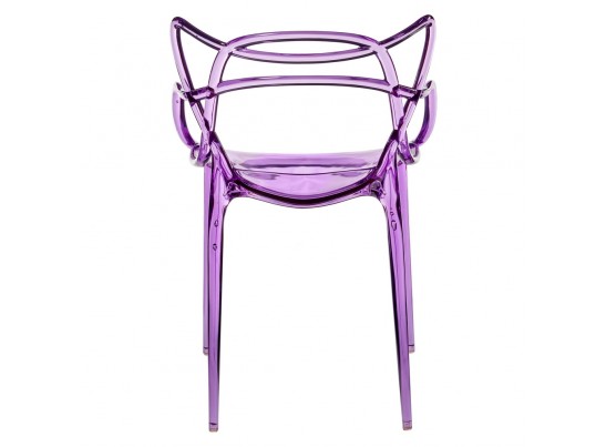 Комплект из 2-х стульев Masters прозрачный сиреневый в Каменске-Уральском