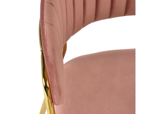 Стул Turin пудровый с золотыми ножками в Каменске-Уральском