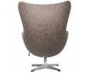 Кресло EGG CHAIR бледно-коричневый матовый с эффектом состаренная кожа в Каменске-Уральском