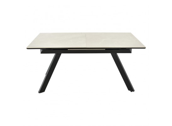 Стол Adam раскладной 140-190x90x75см, керамогранит бежевый, чёрный в Каменске-Уральском