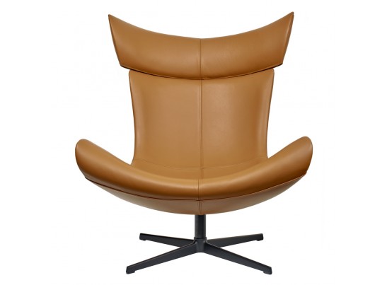 Кресло IMOLA оранжевый, натуральная кожа в Каменске-Уральском