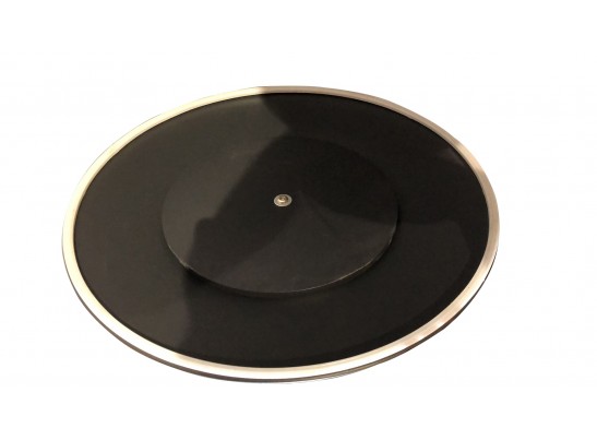 Стол барный Tulip диам. 70х106см, чёрный, орех, в Каменске-Уральском