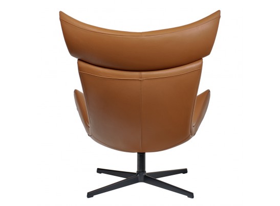 Кресло IMOLA оранжевый, натуральная кожа в Каменске-Уральском