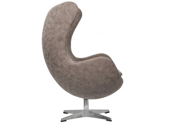 Кресло EGG CHAIR бледно-коричневый матовый с эффектом состаренная кожа в Каменске-Уральском