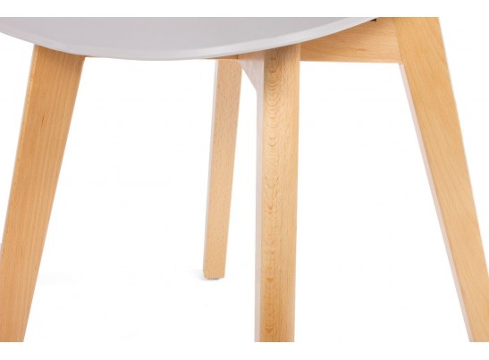 Стул Gracia серый c деревянными ножками в Каменске-Уральском