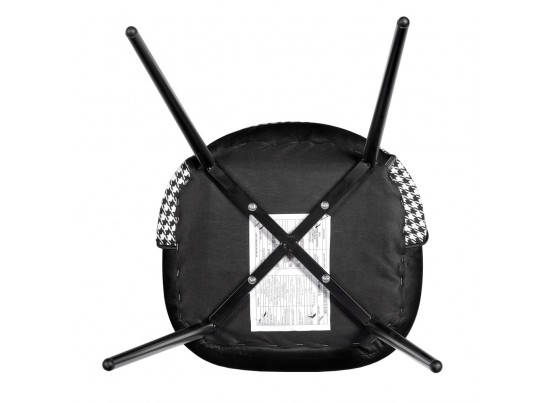 Стул Leo чёрный с жаккардом в Каменске-Уральском