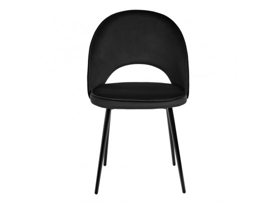 Стул Leo чёрный с жаккардом в Каменске-Уральском