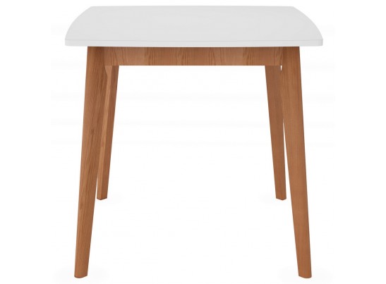 Стол Marcel 80x80х76см, Белый, орех миланский в Каменске-Уральском