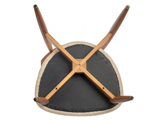 Стул Lucas латте букле с ножками цвета орех в Каменске-Уральском