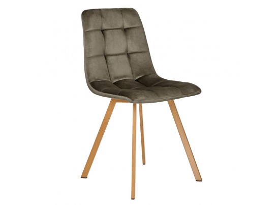 Комплект из 2-х стульев Easy тёмно-коричневый с ножками под дерево в Каменске-Уральском