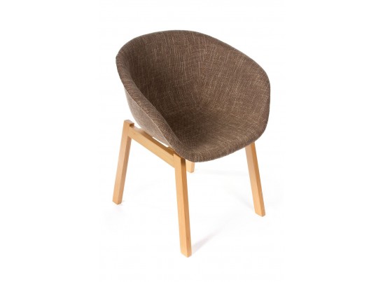 Кресло Hee Welling textile коричневое в Каменске-Уральском