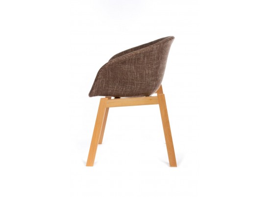 Кресло Hee Welling textile коричневое в Каменске-Уральском