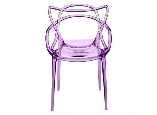 Комплект из 2-х стульев Masters прозрачный сиреневый в Каменске-Уральском