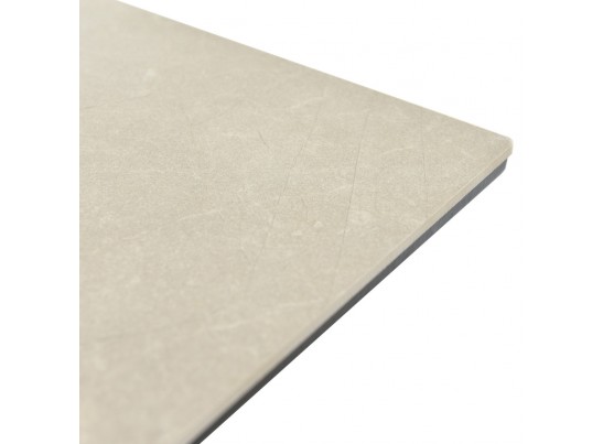 Стол Adam раскладной 140-190x90x75см, керамогранит бежевый, чёрный в Каменске-Уральском