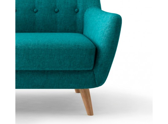 Диван Picasso двухместный темно-бирюзовый в Каменске-Уральском