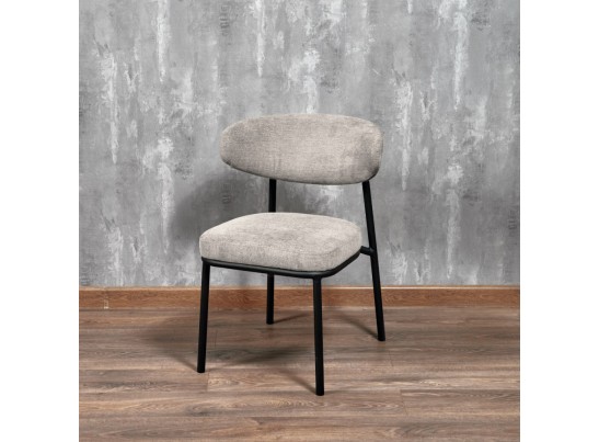 Стул Lucas 2 латте шенилл с чёрными ножками в Каменске-Уральском