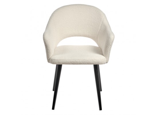 Стул Bruno белый, искусственный мех в Каменске-Уральском