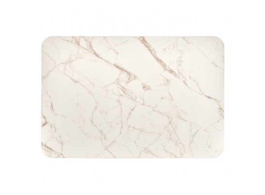 Стол Vito раскладной 120-184x80x75см, керамогранит белый мрамор, белый в Каменске-Уральском