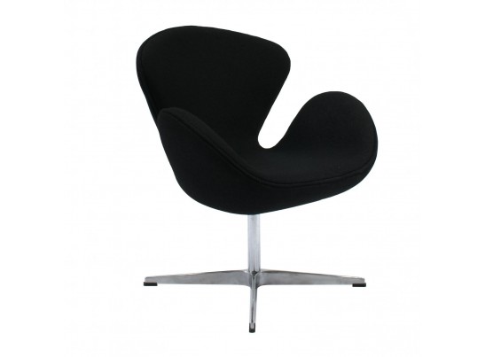 Кресло SWAN CHAIR чёрный кашемир в Каменске-Уральском