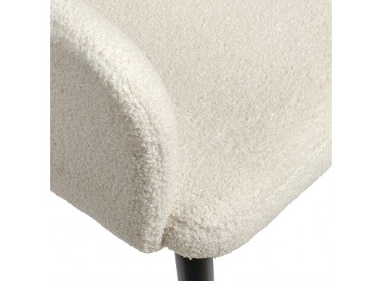Стул Bruno белый, искусственный мех в Каменске-Уральском