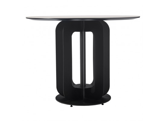 Стол Korfu диам.100см, керамогранит светлый мрамор в Каменске-Уральском