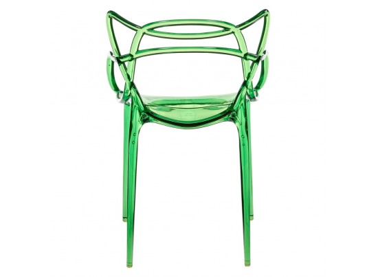 Комплект из 2-х стульев Masters прозрачный зелёный в Каменске-Уральском