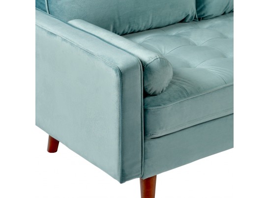 Диван Scott двухместный серо-голубой в Каменске-Уральском