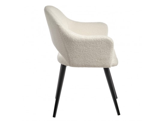 Стул Bruno белый, искусственный мех в Каменске-Уральском