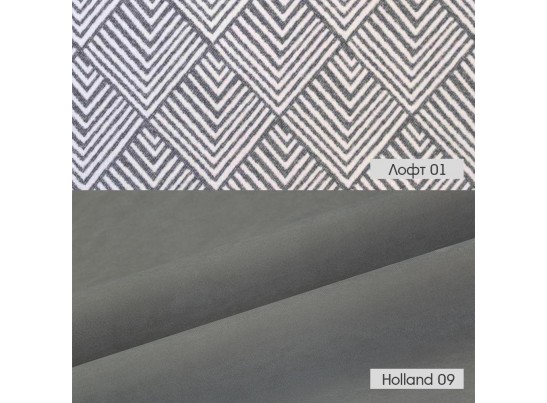 Стул полубарный Dave в комбинаторе с жаккардом, цвет под заказ, с поворотным механизмом в Каменске-Уральском