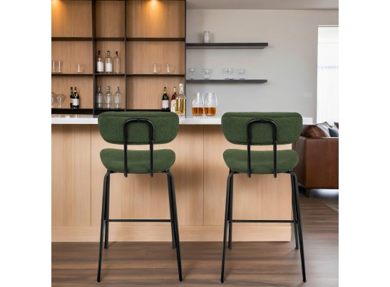 Стул полубарный Ant букле зеленый в Каменске-Уральском