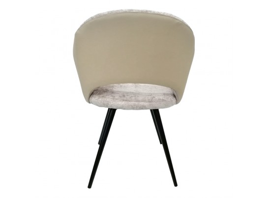 Стул Bruno латте шенилл с экокожей с поворотным механизмом в Каменске-Уральском