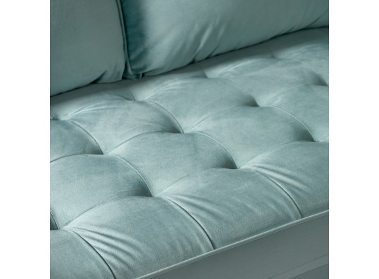 Диван Scott двухместный серо-голубой в Каменске-Уральском