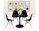 Комплект из 4-х стульев Eames чёрный в Каменске-Уральском