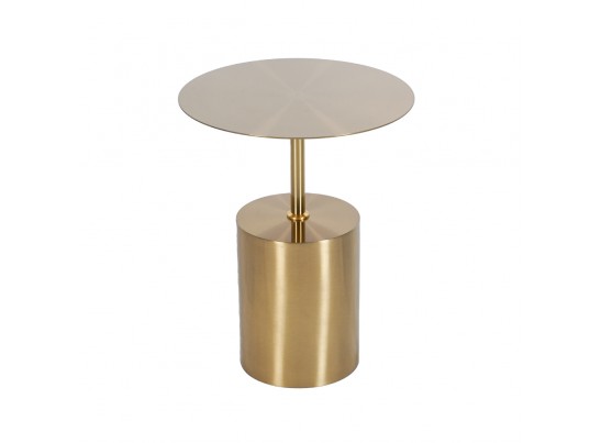 Кофейный столик Solid диам.40см x 58см, золотой, металл в Каменске-Уральском