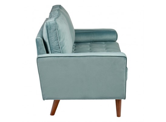 Диван Scott двухместный серо-голубой в Каменске-Уральском