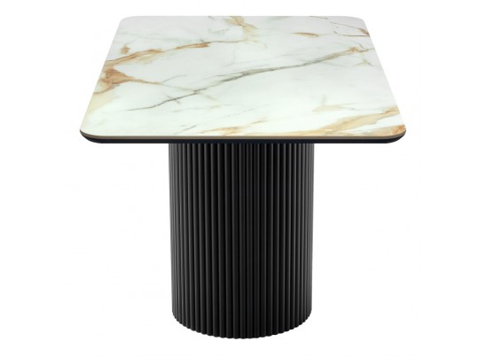 Стол Festa 140x85x77см, керамогранит Calacatte gold в Каменске-Уральском