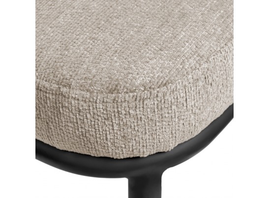 Стул Lucas 2 латте шенилл с чёрными ножками в Каменске-Уральском