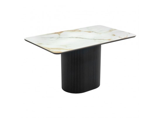 Стол Festa 140x85x77см, керамогранит Calacatte gold в Каменске-Уральском