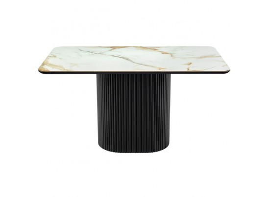 Стол Festa 140x85x77см, керамогранит Calacatte gold в Каменске-Уральском